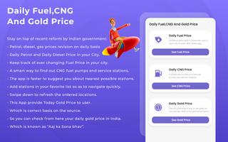 Daily Fuel CNG Gold Price poster