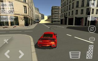 Car Simulator Deserted City capture d'écran 2