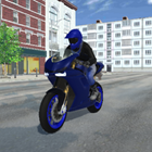 American Motorcycle Driver 3D icône