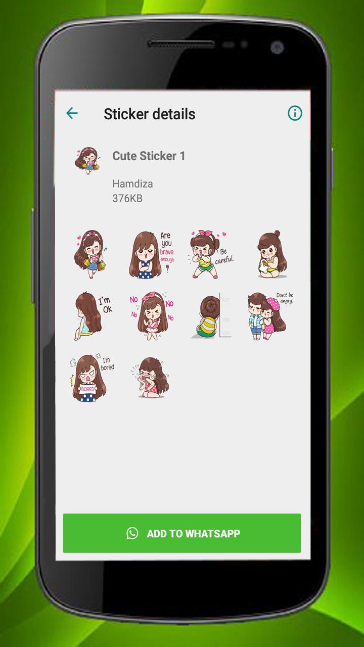 Cute Sticker Wa For Girl For Android Apk Download