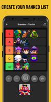 Tier List - make ranking board الملصق