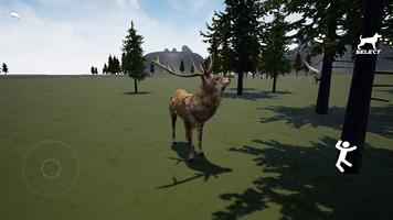 animals world: Deer Simulator capture d'écran 1