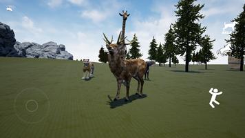 animals world: Deer Simulator capture d'écran 3