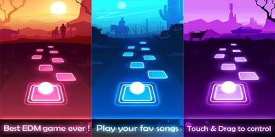 Tiles hop Rush E music game تصوير الشاشة 3