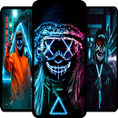 Neon Mask Wallpapers 4K [UHD] APK