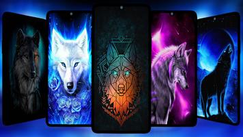 Galaxy Wolf Wallpapers 4K 스크린샷 1