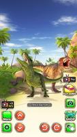 공룡 3D AR-증강 현실 포스터