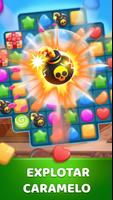 Candy juegos Match Puzzles captura de pantalla 1