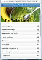 Tips Masker Alami Rambut screenshot 1
