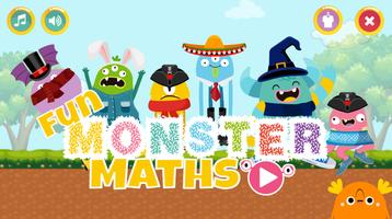 Fun Monster Math: Primary Math Affiche