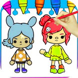 Toca Life World coloring