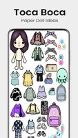 Toca Boca Paper Doll Ideas Ekran Görüntüsü 1