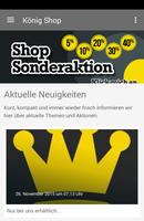 König Shop Plakat