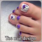 آیکون‌ Toe nail design