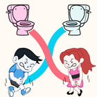 Toilet Rush Race Draw Guide أيقونة