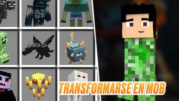 Transformarse en mob Minecraft Poster