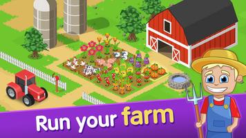 Farm and Fields - Idle Tycoon Simulator Game poster