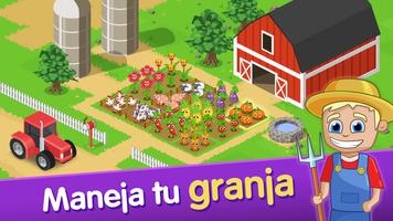 Farm and Fields - Idle Tycoon Simulator Juego Poster