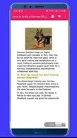 برنامه‌نما How to Train a German Shepherd عکس از صفحه