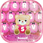 Pink Glitter Keyboard Changer icon