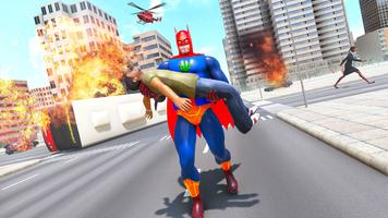 Bat SuperHero City Rescue Game-poster
