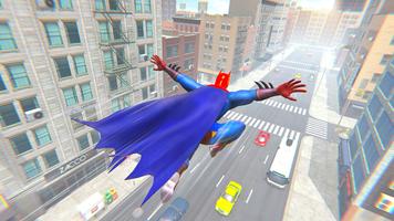 Bat SuperHero City Rescue Game capture d'écran 2