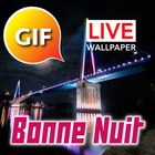 French Good Night Gif Images icon