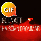 Svenska Godnatt Gif-bilder آئیکن