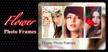 Schöne Blumen-Foto-Rahmen-Gruß