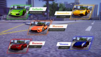 Lamborghini Car Racing Simulator City syot layar 1