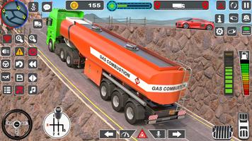 Oil Tanker Truck Driving Games syot layar 2