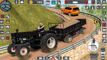 Tractor Driving Farming Games постер