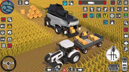 Скачать Tractor Driving Farming Games XAPK