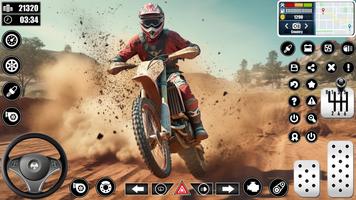 پوستر Dirt Bike Stunt - Bike Racing