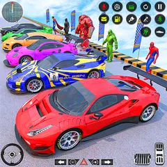 Crazy Car Stunts GT Ramp Games Icon
