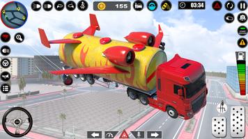 Flying Oil Tanker Poster