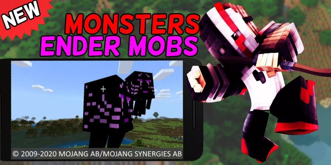 ENDER MOBS! (Addon)  Minecraft 