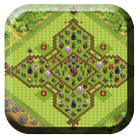 Town Hall 10 Base Maps أيقونة