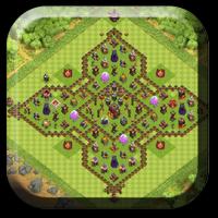 Town Hall 10 Base Maps ảnh chụp màn hình 1