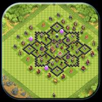 Town Hall 8 Base Layouts capture d'écran 3