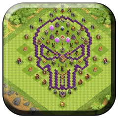 Town Hall 8 Trophy Base Maps