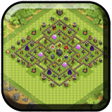 Town Hall 9 Farming Base Maps icon