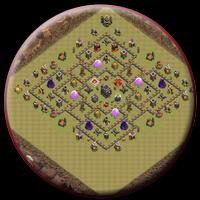 Town Hall 9 War Base Layouts 截图 2