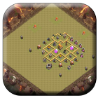 Town Hall 5 War Base Layouts أيقونة