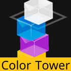 Icona Color Tower:بناء المكعبات