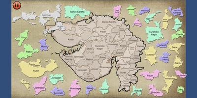 Gujarat Map Puzzle screenshot 1