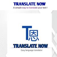 TRANSLATE NOW Affiche
