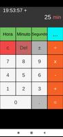 Calculadora de horas minutos - Calculadora Tiempo Poster