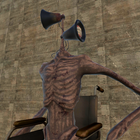 Siren Head Horror Scary Bunker Zeichen