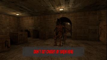 Siren Head Horror Scary Bunker Plakat